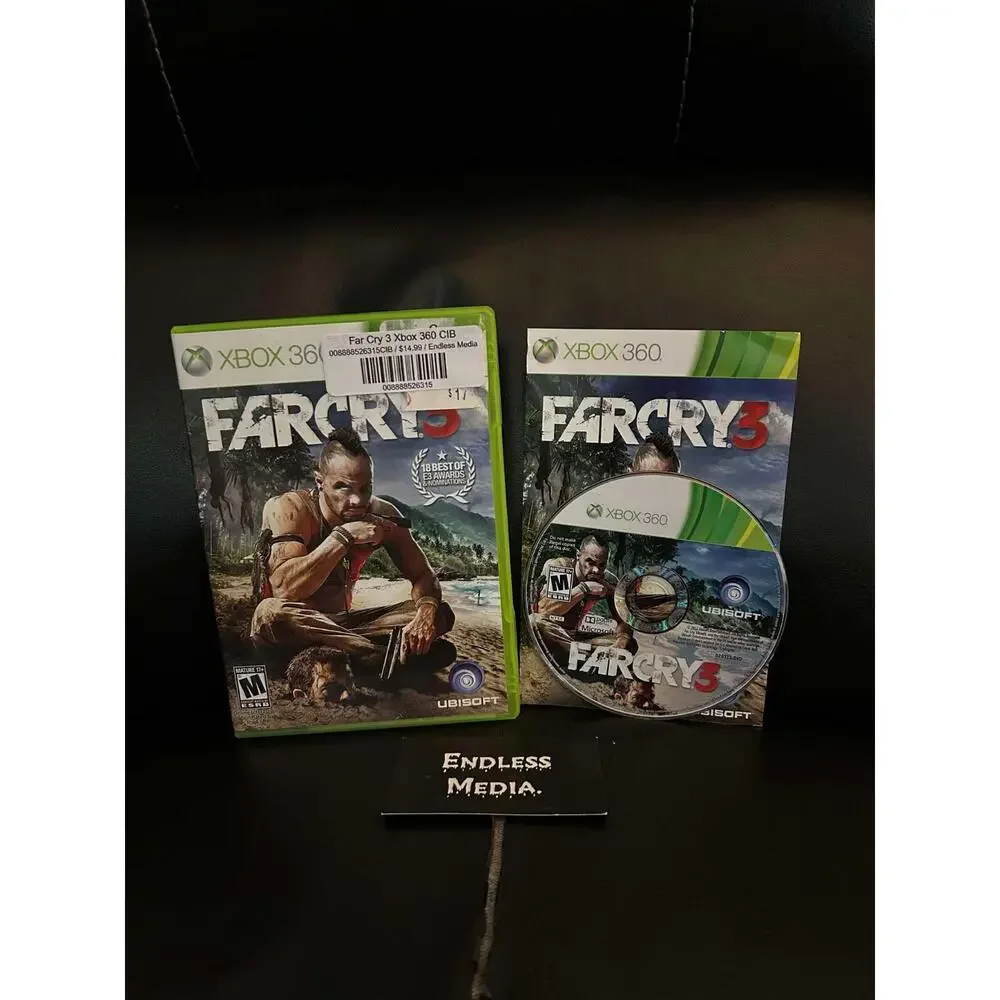 Far Cry 3 Microsoft Xbox 360 CIB Video Game